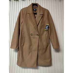 DKNY Women’s Fashion Coat Camel Size M